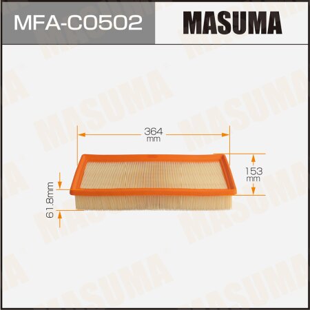 Air filter Masuma, MFA-C0502