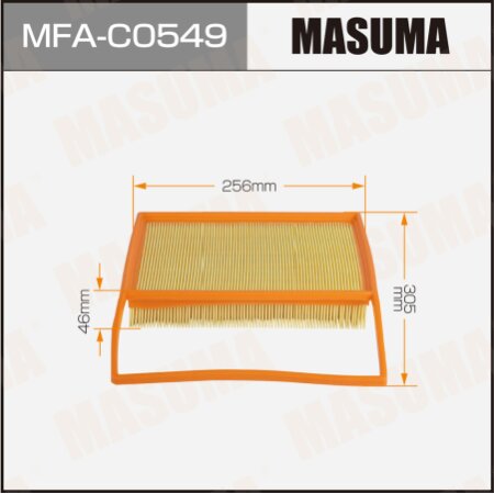 Air filter Masuma, MFA-C0549