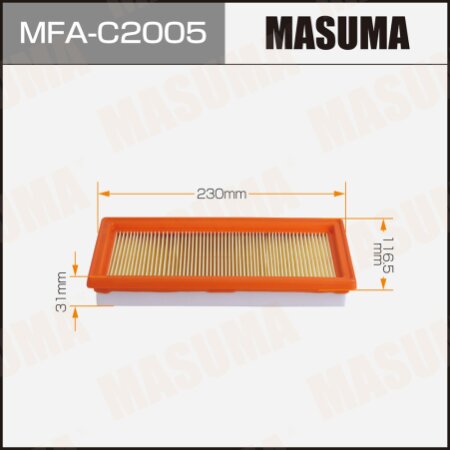 Air filter Masuma, MFA-C2005