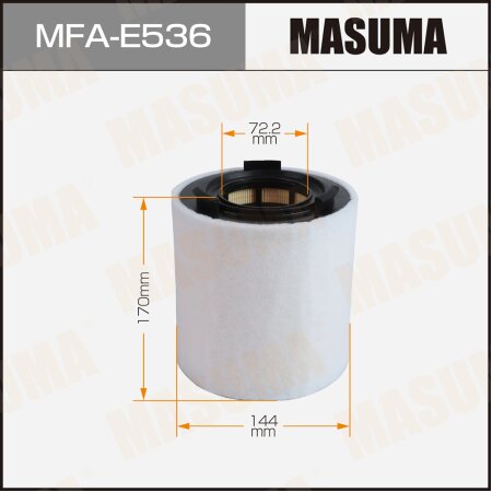 Air filter Masuma, MFA-E536