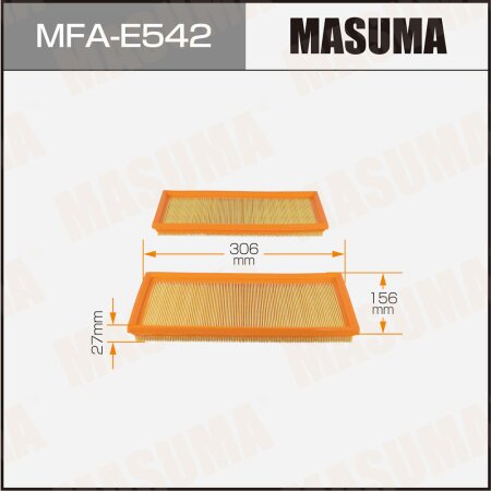 Air filter Masuma, MFA-E542
