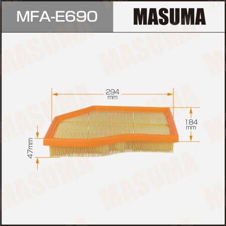 Air filter Masuma, MFA-E690
