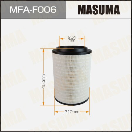 Air filter Masuma, MFA-F006