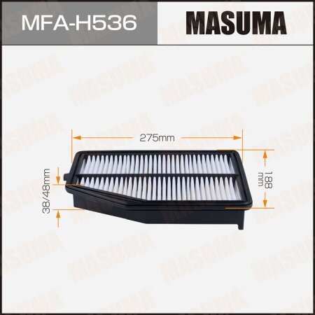 Pre-Oiled Air Filters Masuma, MFA-H536