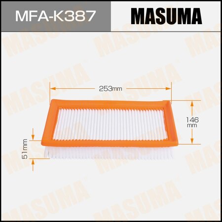 Air filter Masuma, MFA-K387