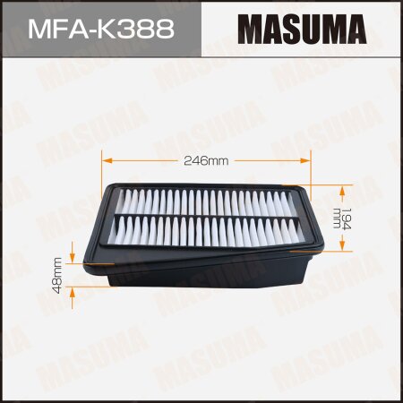 Air filter Masuma, MFA-K388