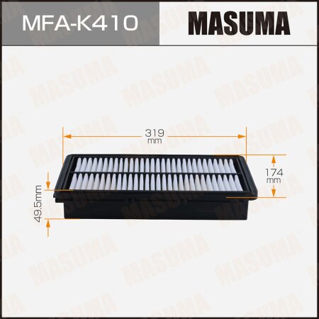 Air filter Masuma, MFA-K410