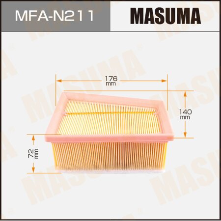 Air filter Masuma, MFA-N211