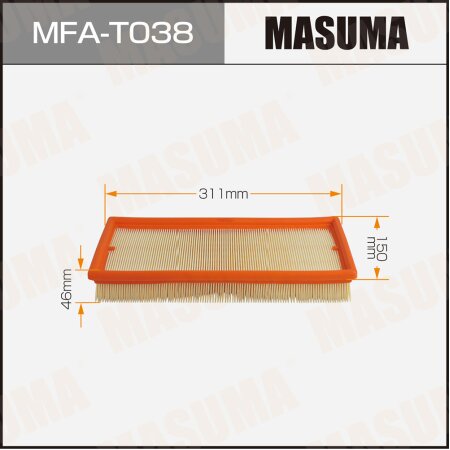 Air filter Masuma, MFA-T038