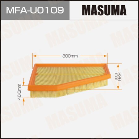 Air filter Masuma, MFA-U0109