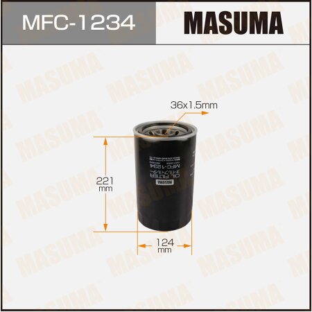 Oil filter Masuma, MFC-1234