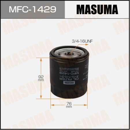 Oil filter Masuma, MFC-1429