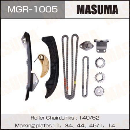 Timing chain kit Masuma, 1ZR, 2ZR, MGR-1005
