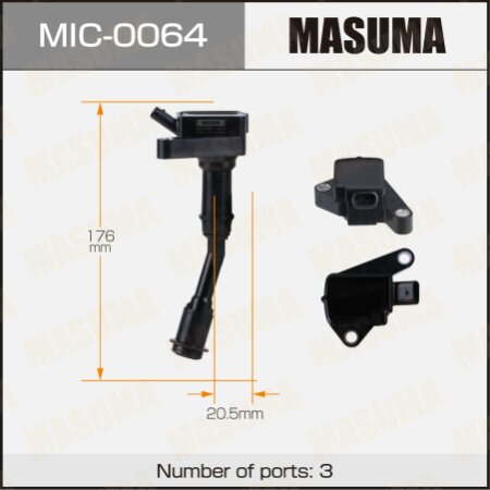 Ignition coil Masuma, MIC-0064