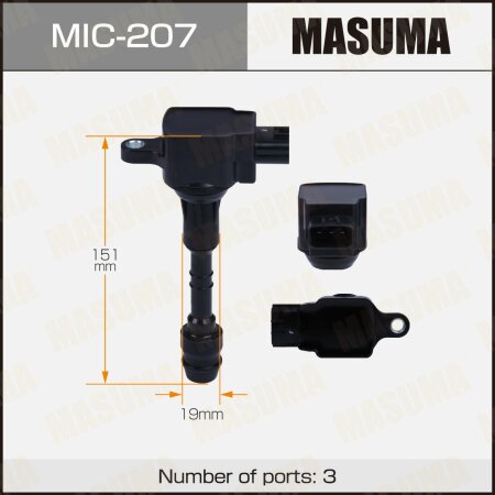 Ignition coil Masuma, MIC-207