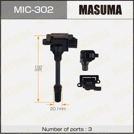 Ignition coil Masuma, MIC-302