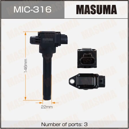 Ignition coil Masuma, MIC-316