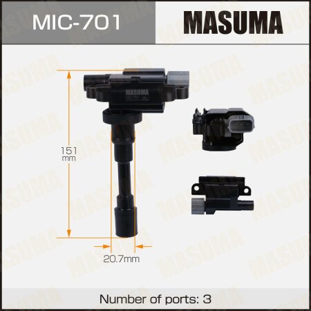Ignition coil Masuma, MIC-701