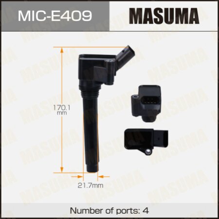 Ignition coil Masuma, MIC-E409