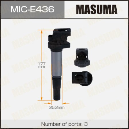 Ignition coil Masuma, MIC-E436