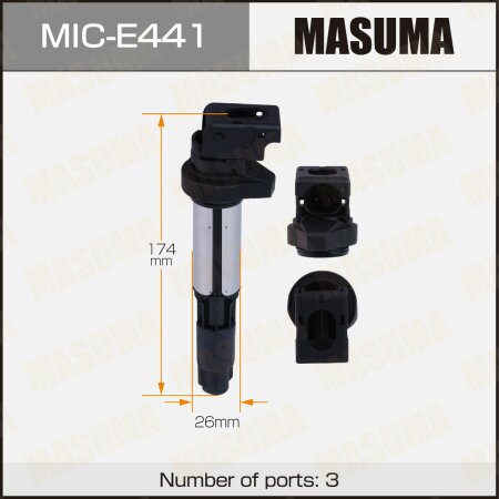 Ignition coil Masuma, MIC-E441