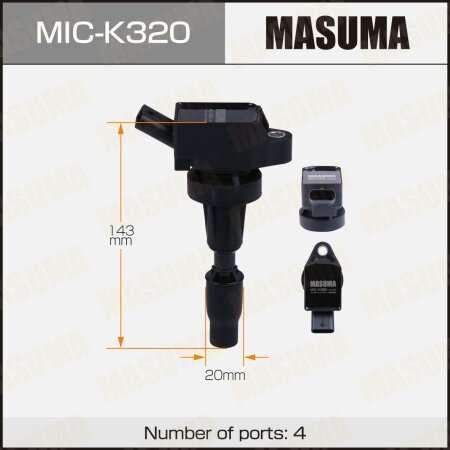 Ignition coil Masuma, MIC-K320