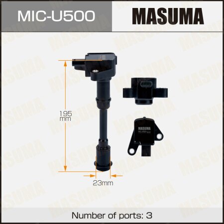 Ignition coil Masuma, MIC-U500