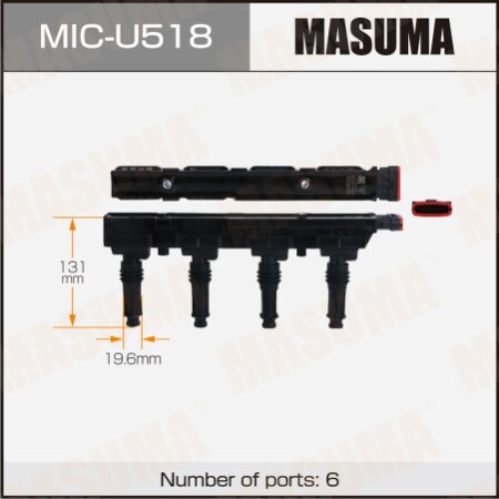 Ignition coil Masuma, MIC-U518