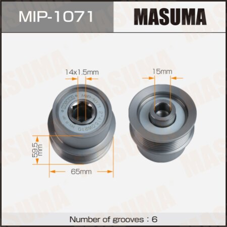 Generator overrunning clutch Masuma, MIP-1071