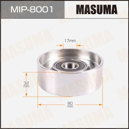 Drive belt idler pulley Masuma, MIP-8001