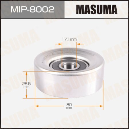 Drive belt idler pulley Masuma, MIP-8002