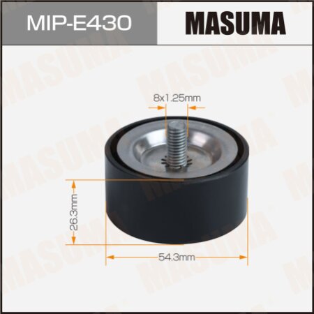 Drive belt tensioner pulley Masuma, MIP-E430