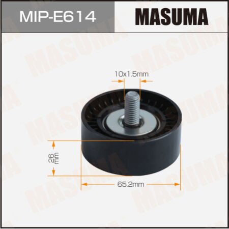 Drive belt idler pulley Masuma, MIP-E614