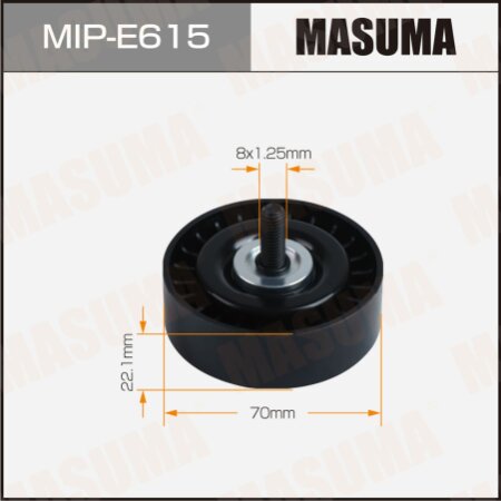 Drive belt idler pulley Masuma, MIP-E615