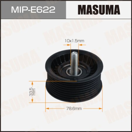 Drive belt idler pulley Masuma, MIP-E622