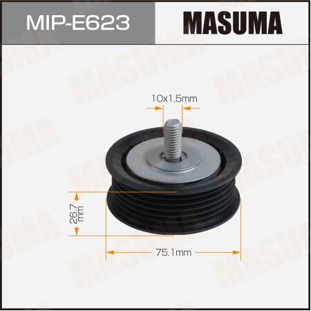 Drive belt idler pulley Masuma, MIP-E623