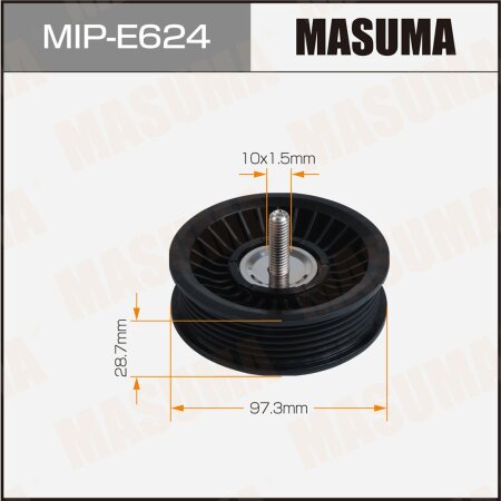 Drive belt idler pulley Masuma, MIP-E624