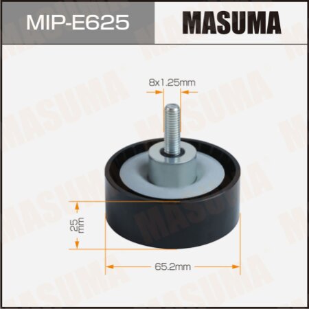 Drive belt tensioner pulley Masuma, MIP-E625
