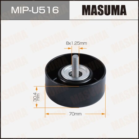 Drive belt idler pulley Masuma, MIP-U516