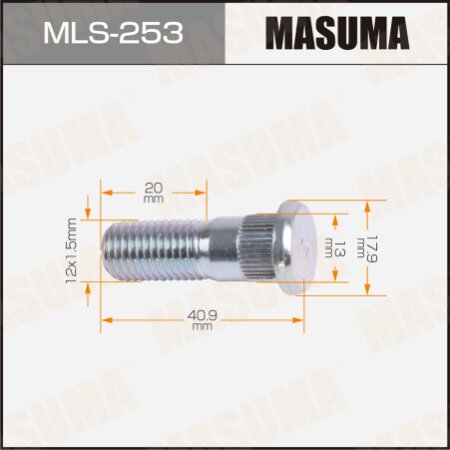 Wheel stud Masuma, MLS-253