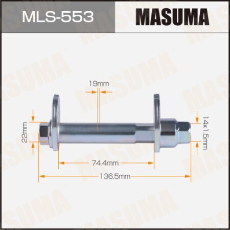 Camber adjustment bolt Masuma, MLS-553