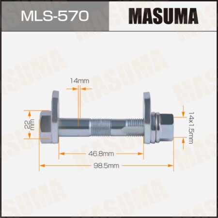Camber adjustment bolt Masuma, MLS-570