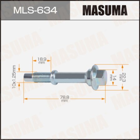 Muffler mounting bolt Masuma, MLS-634