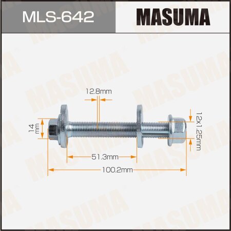 Camber adjustment bolt Masuma, MLS-642