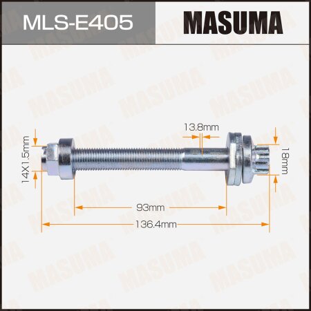 Camber adjustment bolt Masuma, MLS-E405