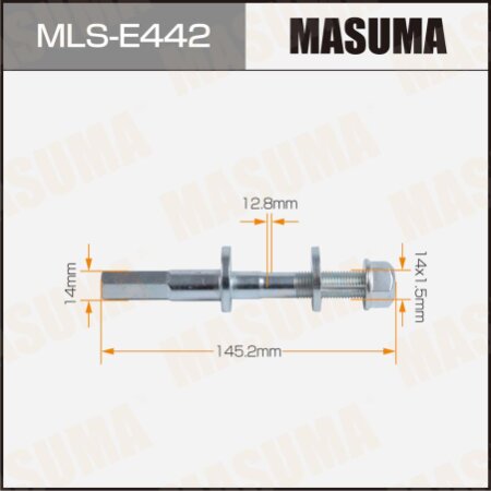 Camber adjustment bolt Masuma, MLS-E442