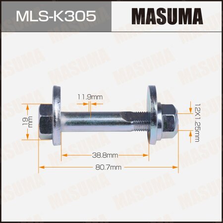 Camber adjustment bolt Masuma, MLS-K305