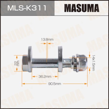 Camber adjustment bolt Masuma, MLS-K311
