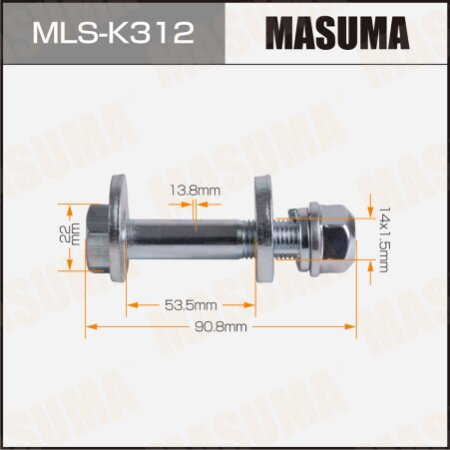Camber adjustment bolt Masuma, MLS-K312