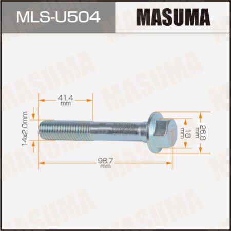 Suspension bolt Masuma, MLS-U504